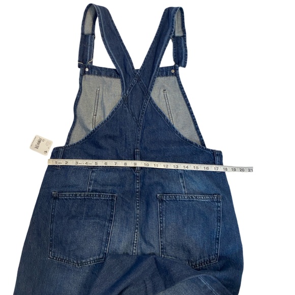 Free People NWT We The Free Ziggy Denim Overalls Size M Short Version - Picture 9 of 15